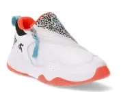 AND1 Little and Big Boys Zip Basketball Sneakers, size 5 Color White