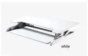 Hyvarwey ID-36 EasyUp Height Adjust Sit Stand Desk Riser Foldable Laptop Desk Notebook/Monitor Holder Stand With Keyboard Tray White
