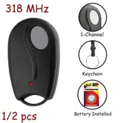 1/2pcs (ACT-31B) Mini Keychain Garage Garage Door Remote for Linear Mega Code