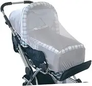 Hoement Full Cover Net Nappies Bed Canopy Swimming Pool Skimmer Net Bassinet Gnat Bed Net Fly for Travel Stroller Portable White