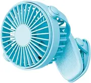 IWOWHERO Portable Fans Low Noise Battery-powered Fan with Light for Toddler Stroller