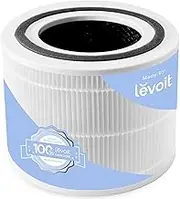 LEVOIT Core 300-P Air Purifier Replacement Filter, 3-In-1 Filter, Efficiency Activated Carbon, Core 300-RF, 1 Pack, White