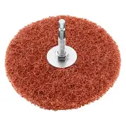 HART 5" PAINT & RUST REMOVAL BRUSH / WHEEL 1/4" Hex METAL WOOD Drill Attachment