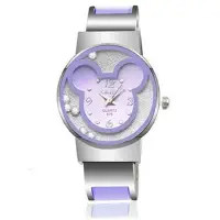 在飛比找Yahoo!奇摩拍賣優惠-新款米奇卡通手環表學生表女生可愛手錶合金指針式石英機芯手錶