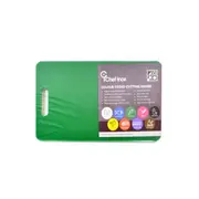 Chef Inox 30x45x1.3 cm Handy Colour Coded Cutting Board With Handle-Green