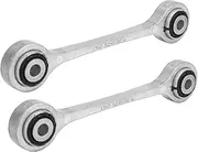 Stabilizer Bar Attachment Kit, 2pcs Sway Bar Link Left Right Aluminum 7L0411317 Silver High Strength Replacement for Q7 2007‑2015