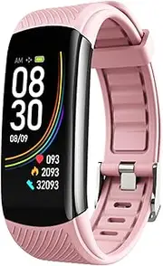 Loluka Fitness Tracker for Women with Heart Rate Monitor Activity Tracker with Pedometer Sleep Monitor Calories Step Counter Smart Watch Health Fitness Watch for Sports for Android iOS Pink