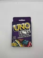 Matel UNO FLIP! Card game. Flip the Deck Change the Game.