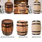 Oak Wine Barrel Accessories Retro Aging Large Capacity for Home Beer Wine