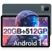 DOOGEE T40 Android Tablet,20GB+512GB/2TB Expand,11" 2.5K Ultra Clear Display ...