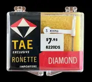 Vintage TAE 6220DS Diamond Stylus Phonograph Needle Replacement GE, Others NOS