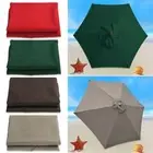 Outdoor Garden Sun Umbrella Replacement Cover Sunshade Umbrella Parasol Canopy