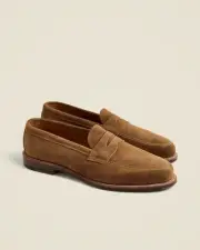 Made In USA - 11.5 D - US- Alden / J Crew - Brown Suede Loafers