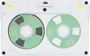 Blank Cassette Tapes Cassettes, Blank Cassette Tapes for Recording Blank Tapes, Low Noise High Output 46 Minute, Clear Cassette Tape (-2610240074113)