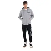 Replay Mens Crew Fleece Pure Logo Zip Hoodie Grey