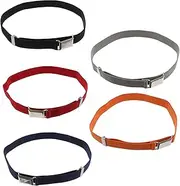 Vaguelly Elastic Boys and Girls Waist Band Decorative Children's Waist Belts for Shorts Dresses