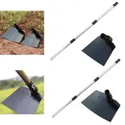 Adjustable Garden Hoe Weeding Hoe Telescopic Handle Stainless Steel Pole Garden