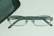 Foster Grant Men's Wilder Gunmetal Frame Compact Reading Glasses +1.00 #004