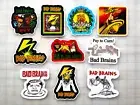 Bad Brain Vinyl Sticker Lot (10 Pack) reggae hardcore dc punk dri minor threat