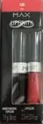 2 PACK Max Factor Lipfinity Lipcolor Lipstick 120 HOT Moisturizing Topcoat
