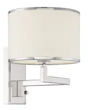 Crystorama Madison 1 Light Polished Nickel Task Light
