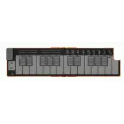 KORG nanoKEY Fold 25 Key Foldable MIDI Keyboard - Lava Orange