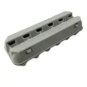 332 X Egg Cartons For 12 Eggs Full Dozen New Carton View Top Grey