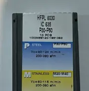 HFPL 6030 IC635 10pcs Iscar Coated Carbide Full Rad Face'ing Insert New 6200060