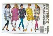 Butterick Sewing Pattern 5835 Top Leggings Misses Size XS-M