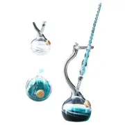 Calligraphy Pen Set Handmade Glass Dip Pen Holder Crystal Drip Fountain Pen W...