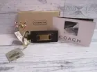 COACH Vintage Mahogany Leather Plated Key Chain FOB - New w/Tags