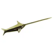 Solid Brass Nautical Marlin/Swordfish/Broadbills Letter Opener/Envelope Knife