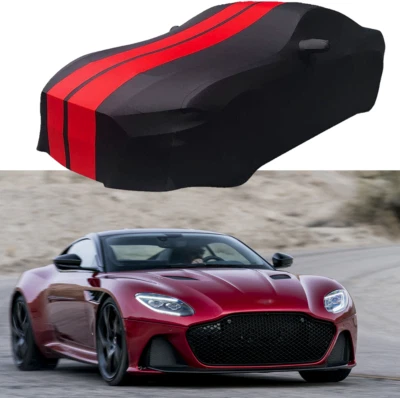 Satin Stretch Car Cover Scratch Dustproof Protect Indoor For Aston Martin DBS (for: Aston Martin)