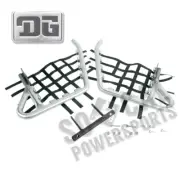 DG Performance Fat Series 1 1/2in. Alloy Nerf Bars-Aluminum Bar-Black Web for