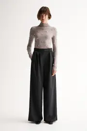 Solene Mesh Top Dusty Sage Size 4 | Elka Collective