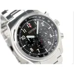 CITIZEN 星辰錶 手錶 ECO-DRIVE 光動能 三眼 計時 CA4000-51E