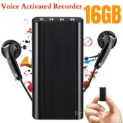 16GB 240 Hr Spy Digital Voice Activated Recorder Mini Audio Magnetic MP3 Player