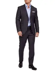 [Henry Sartorial] Chilton Suit Charcoal REG