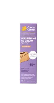 Cancer Council BB Cream Medium Tint SPF50+ 50ml