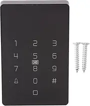 Door Access Control System RFID Card Password Keypad Smart Touch Panel Entry Device for Office Buildings Glass Doors Iron Doors ABS Material 12 x 8 x 2cm