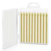 10pcs Titanium Ceramic Tile Glass Drill Tungsten Carbide Cross Spear Head 6mm