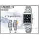 CASIO手錶專賣店 時計屋 LTP-V007D-1E 方形指針女錶 不鏽鋼錶帶 黑色錶面