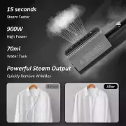 Portable Compact Handheld Garment and Fabric Steamer for Fabric Wrinkles Remover