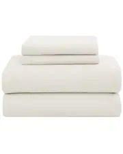 London Fog Solid Flannel Sheet Set