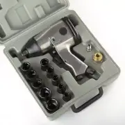 1/2" Drive Air Powered Impact Wrench and Metric Socket Set Tire Remover