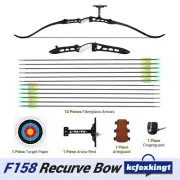 Takedown Recurve Bow and Arrows 68 Inch Archery Hunting Target Shooting Sports