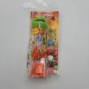 Vtg TMNT Flix Candy Dispenser Michelangelo, Jawbreakers W/ Refill, Brand New FS