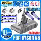 9.5Ah for Dyson V8 Battery V8 Animal Absolute SV10 Motorhead Pro Vacuum / Filter