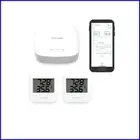 Smart Wireless Temperature and Humidity Sensors - App & Alexa Alerts (2 Pack)