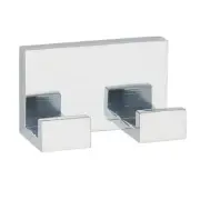 Alno A6484-PC Linear Double Robe Hook Polished Chrome